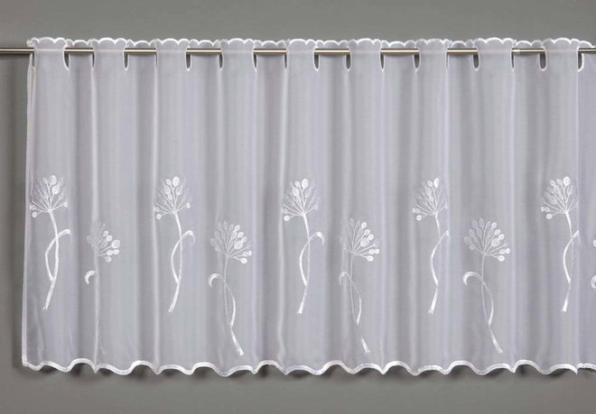 Bílá voálová záclona 140x48 cm Dandelion – Sehlbach