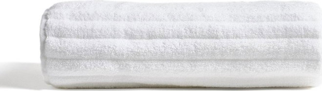 Bílá froté bavlněná osuška 70x140 cm Navira – Kave Home