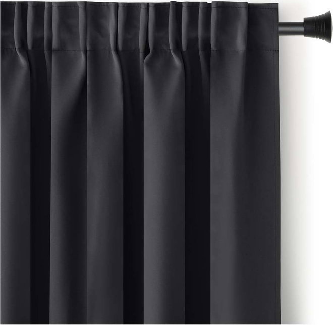Černý dimout závěs 140x270 cm Kierra – Restilo