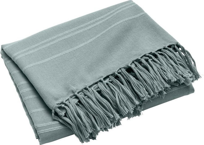Zelený bavlněný přehoz 180x220 cm Lilia – douceur d'intérieur
