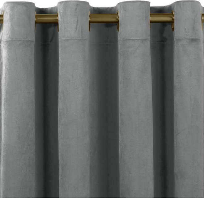 Antracitový závěs 200x270 cm Vila – Homede
