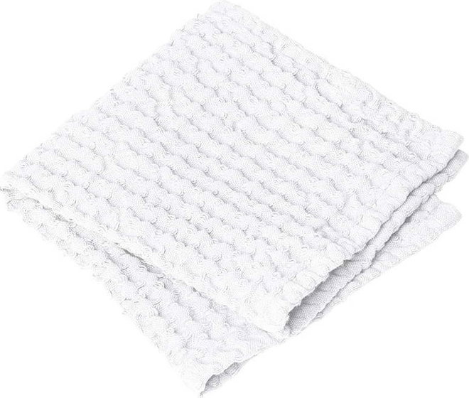 Bílé vaflové bavlněné ručníky v sadě 2 ks 30x30 cm Caro – Blomus