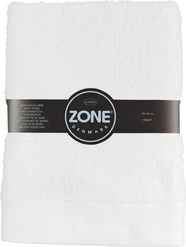 Bílá osuška 70x140 cm Classic – Zone