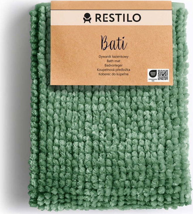 Zelená koupelnová předložka 50x70 cm Bati – Restilo