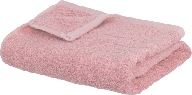 Růžový froté bavlněný ručník 50x100 cm Simple – Casa Selección