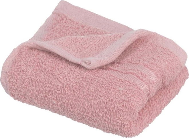 Růžový froté bavlněný ručník 30x50 cm Simple – Casa Selección