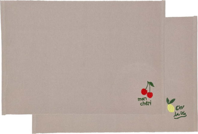 Bavlněná prostírání v sadě 2 ks 33x48 cm Bistro – Södahl