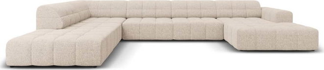 Béžová rohová pohovka (levý roh/do "U") Chicago – Cosmopolitan Design