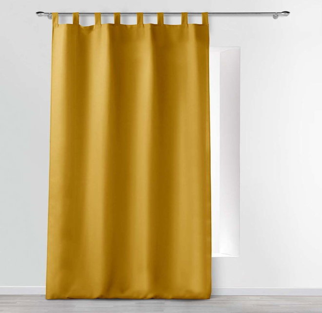 Žlutý závěs 140x260 cm Essentiel – douceur d'intérieur