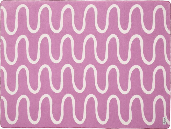 Růžová deka 150x200 cm Swirl – noo.ma
