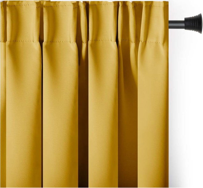 Žlutý dimout závěs 140x245 cm Kierra – Restilo