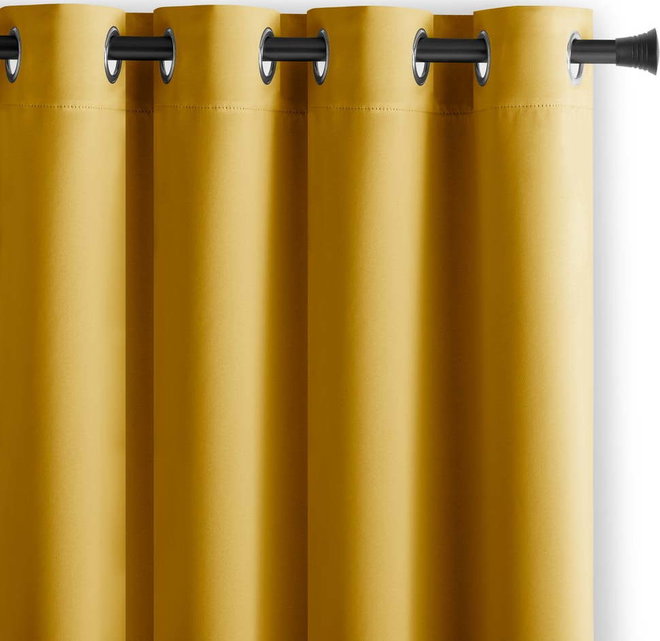 Žlutý dimout závěs 140x270 cm Kierra – Restilo