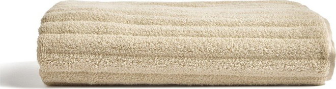 Béžová froté bavlněná osuška 70x140 cm Navira – Kave Home