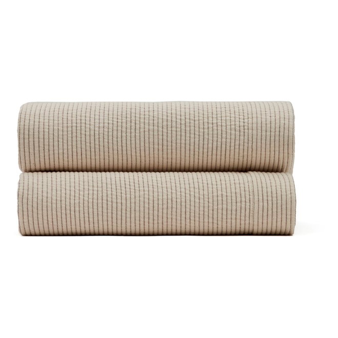 Béžový bavlněný přehoz na dvoulůžko 180x250 cm Bedar – Kave Home
