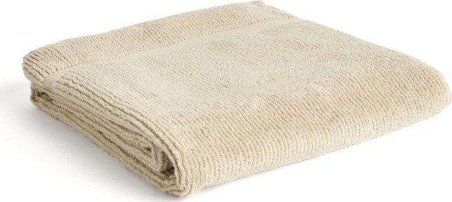 Béžová froté bavlněná osuška 70x140 cm Olvira – Kave Home