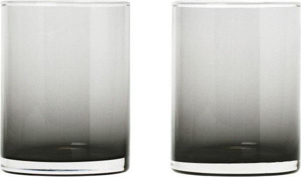 Sada 2 černých sklenic Blomus Mera, 220 ml