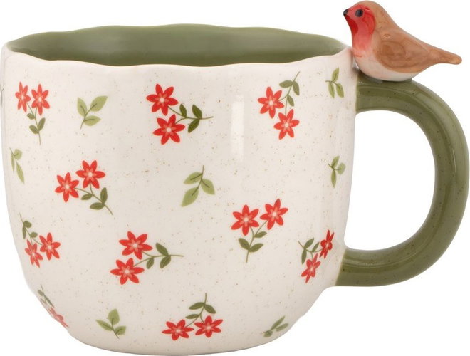 Zelený hrnek Sitting Tit – Sass & Belle