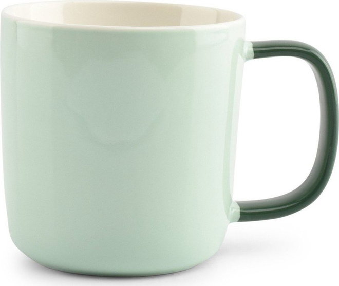 Světle zelený hrnek z kostního porcelánu 370 ml Mae – ONA