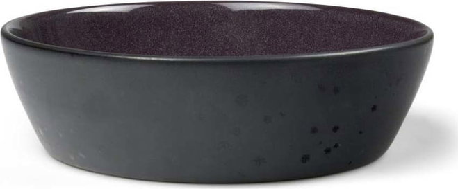 Černá/fialová miska z kameniny Gastro Black/Purple – Bitz