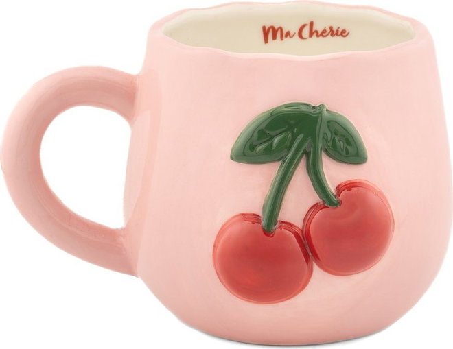 Světle růžový hrnek Cherry – Sass & Belle