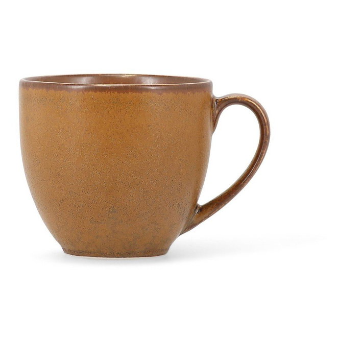 Hnědý porcelánový šálek na cappuccino 200 ml Ovio – BonBistro