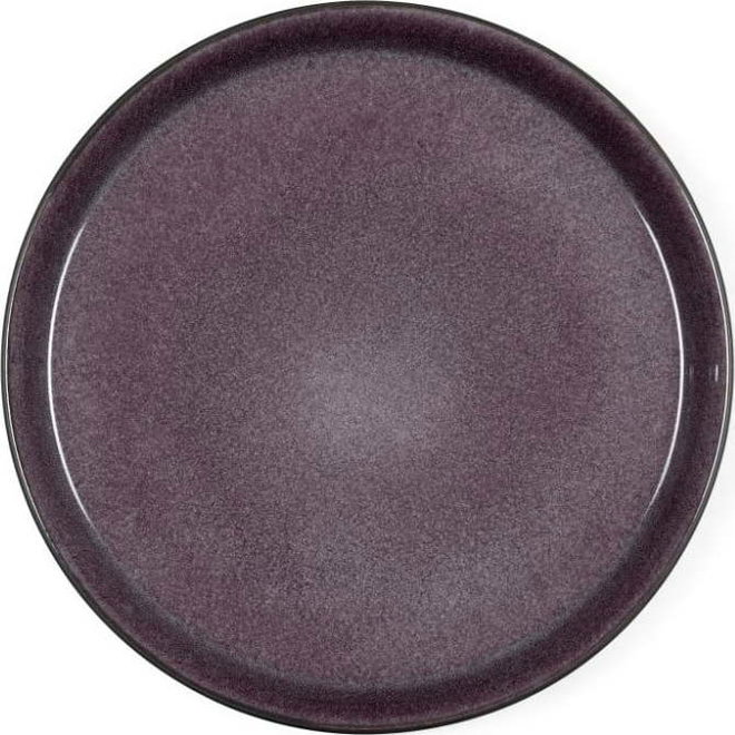 Černý/fialový talíř z kameniny ø 27 cm Gastro Black/Purple – Bitz