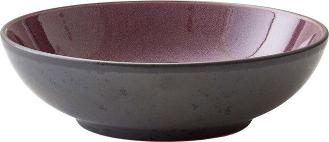 Černá/fialová miska z kameniny 1 l Gastro Black/Purple – Bitz