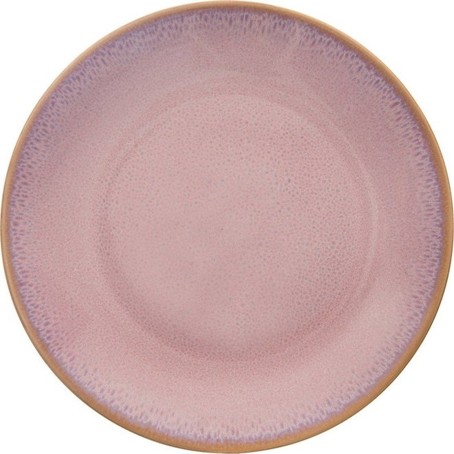 Růžový dezertní keramický talíř ø 20,5 cm Glaze – Orion