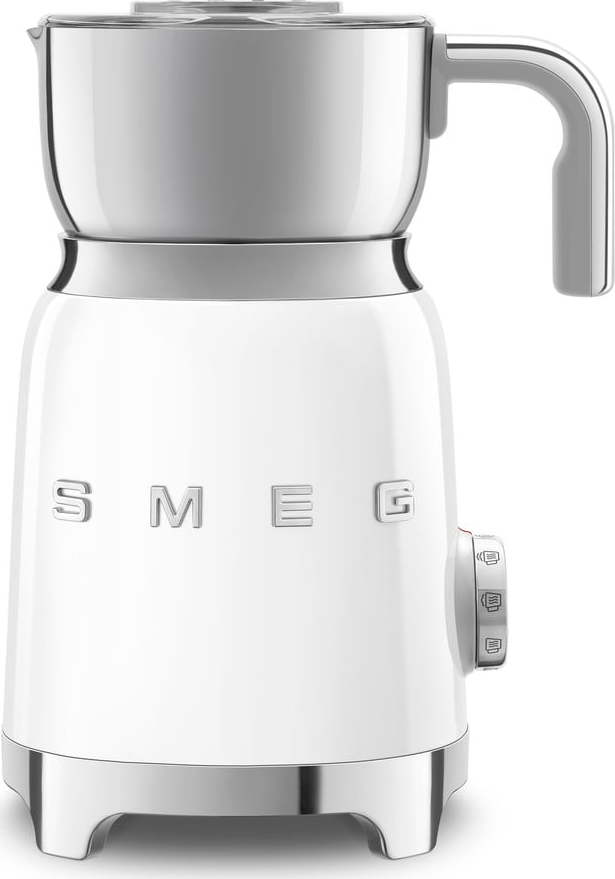 Bílý elektrický šlehač mléka Retro Style – SMEG
