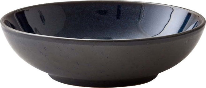 Černá/modrá miska z kameniny 1 l Gastro Dark Blue/Black – Bitz