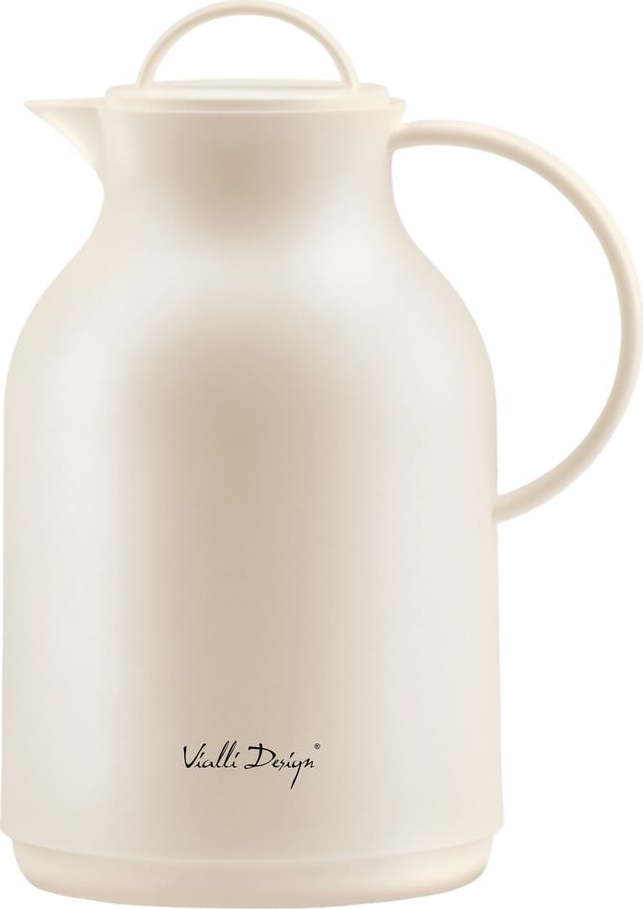 Béžová termoska Vialli Design, 1 l