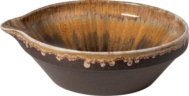 Tmavě hnědá mísa z kameniny Poterie – Casafina