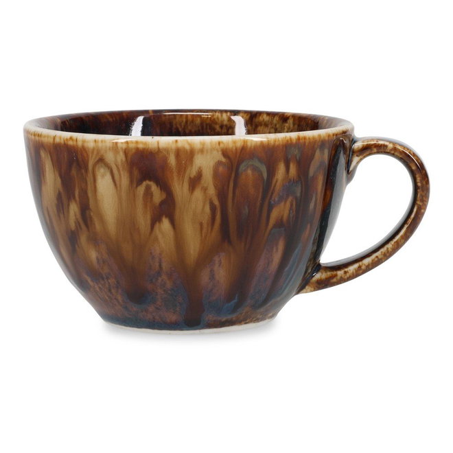 Hnědý porcelánový šálek na latte 300 ml Resto – BonBistro