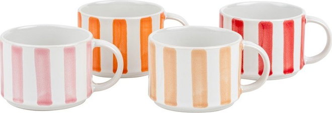 Bílé keramické hrnky v sadě 4 ks na espresso 180 ml Franca – Leopold Vienna