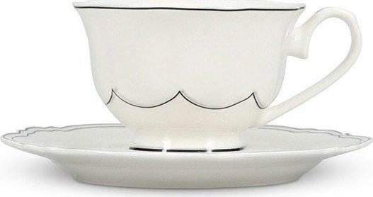 Bílé šálky v sadě 2 ks z kostního porcelánu 190 ml Odette – S|P Collection