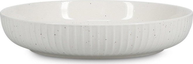 Bílý hluboký talíř ø 22 cm Ora Gloss – Salt&Pepper