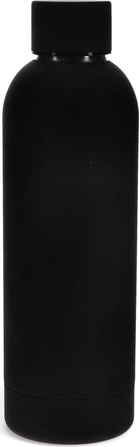 Černá nerezová lahev 500 ml – Rex London