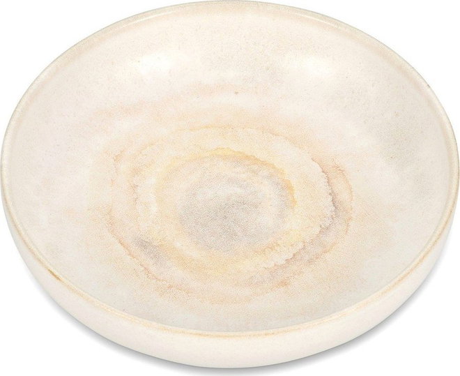 Béžový hluboký talíř z kameniny ø 22 cm Aquarel – S|P Collection