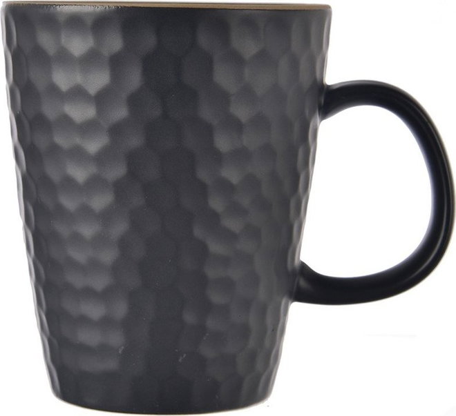 Černý keramický hrnek 420 ml Tea Time – Orion