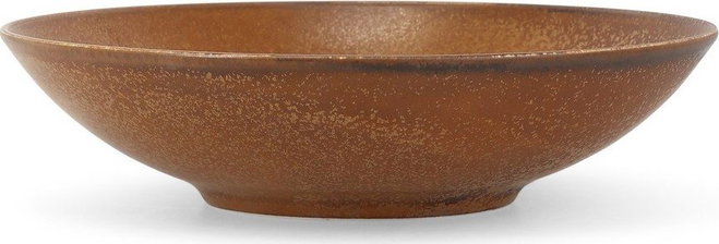 Hnědý hluboký porcelánový talíř ø 26 cm Ovio – BonBistro