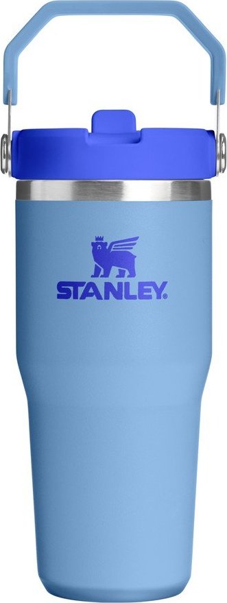 Modrá termoska z nerezové oceli 410 ml IceFlow™ Flip Straw 2.0 Tumbler Blue Sky – Stanley