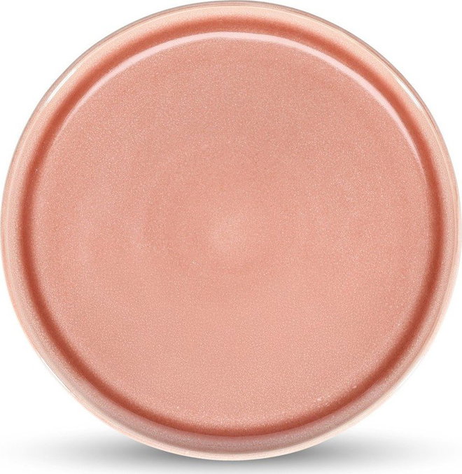 Růžový talíř z kameniny ø 27 cm Duna – ONA