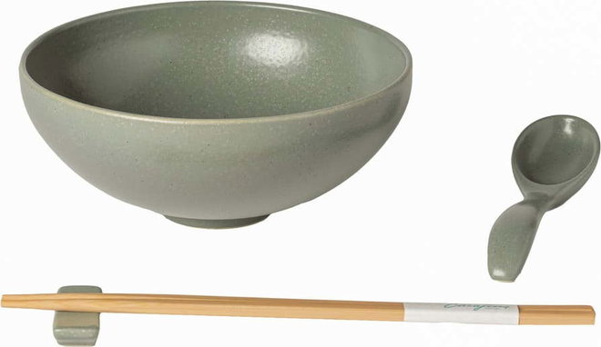 Zelená ramen miska z kameniny 970 ml Pacifica – Casafina