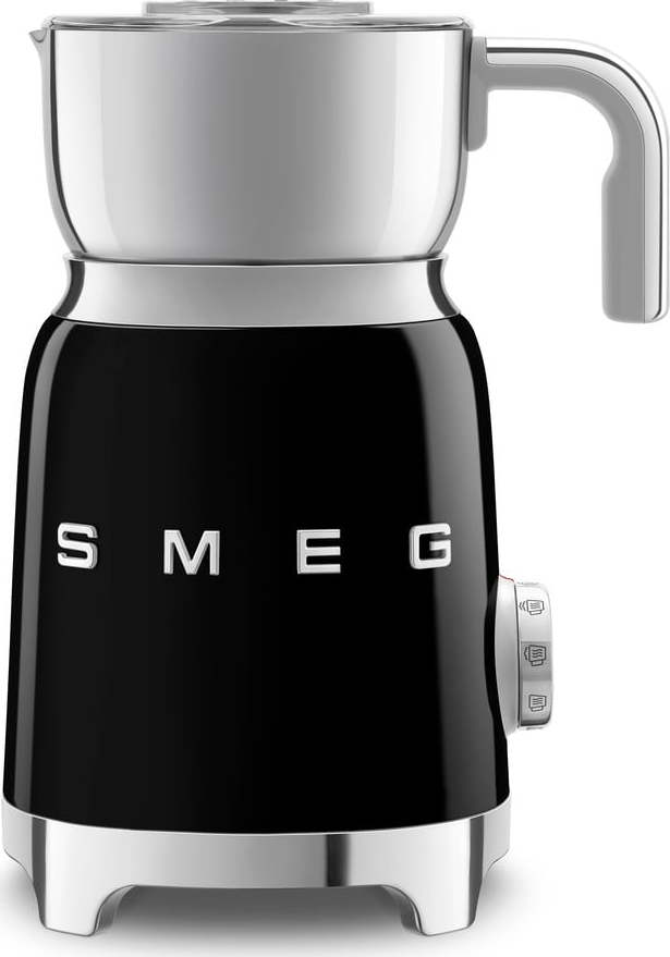 Černý elektrický šlehač mléka Retro Style – SMEG