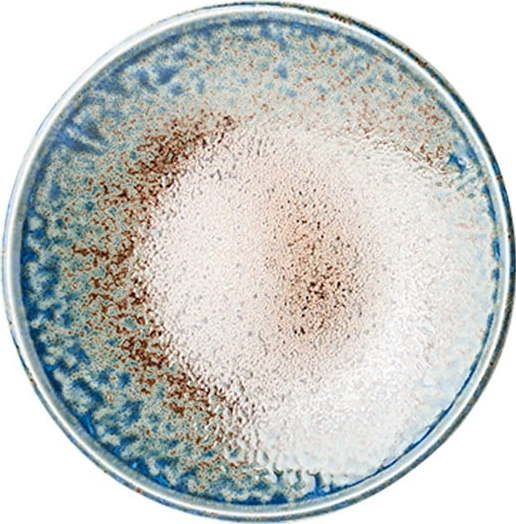 Béžovo-modrý keramický talíř MIJ Earth & Sky, ø 20 cm
