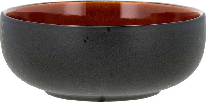 Černá/jantarová ramen miska z kameniny Gastro Black/Amber – Bitz