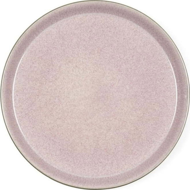 Růžový/šedý talíř z kameniny ø 27 cm Gastro Grey/Light Pink – Bitz