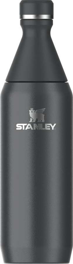 Černá termoláhev z nerezové oceli 600 ml All Day Slim Bottle Black – Stanley