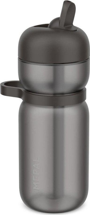 Antracitová plastová lahev 600 ml Active – Mepal