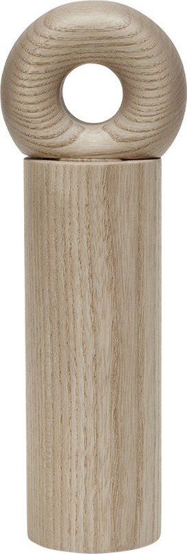 Dřevěný mlýnek na pepř a sůl v přírodní barvě Hoop – OYOY Living Design